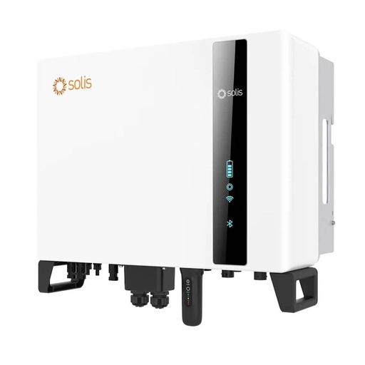 [FV12224] Inverter Fotovoltaico Alta Tensione Solis Trifase Ibrido On-Grid/Off-Grid 10kW, Doppio MPPT, CEI 0-21, Schermo LCD, WiFi Meter e TA Inclusi, Garanzia 10 Anni IP66 SKU-12224