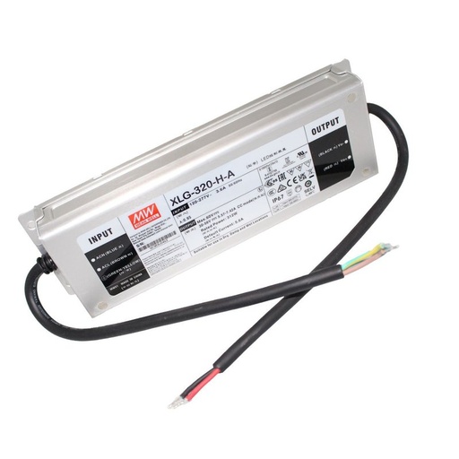 [MW-XLG-320-H-A] MeanWell XLG-320-H-A Led Driver Corrente Costante 5600mA 30-56V 312W IP67 Input 220V e 110V