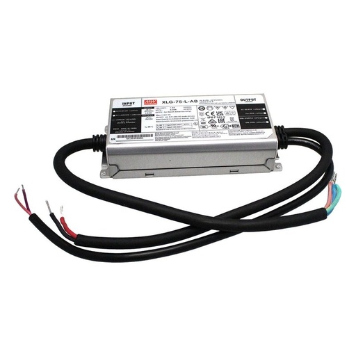 [MW-XLG-75-L-AB] MeanWell XLG-75-L-AB Led Driver Corrente Costante 700mA 53-107V 75W IP67 Dimmerabile 3 In 1