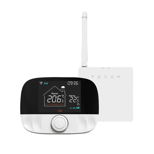 [MMT3440] MeanWell Termostato WIFI + RF Protocollo WIFI 2.4G + RF 433MHZ TUYA, Smart Life Riscaldamento Caldaia a Gas,Riscaldamento Pavimento Con Acqua 5A 95-240V 50/60Hz IP20