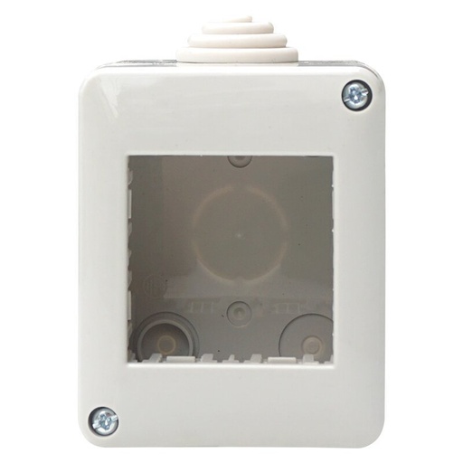 [EV2502] ETTROIT Custodia 2P IP40 Scatola Porta Frutti Da Esterno 2 Posti Moduli
Compatibile Con Vimar Plana