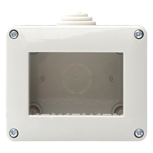 [EV2503] ETTROIT Custodia 3P IP40 Scatola Porta Frutti Da Esterno 3 Posti Moduli
Compatibile Con Vimar Plana