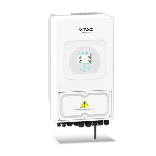 [FV11725] Inverter Fotovoltaico Deye Monofase Ibrido On-Grid/Off-Grid 3.6kW CEI 0-21 con Schermo LCD Touch a Colori, Smart Meter Integrato, WiFi e TA Inclusi Garanzia 10 Anni IP65 SKU-11725